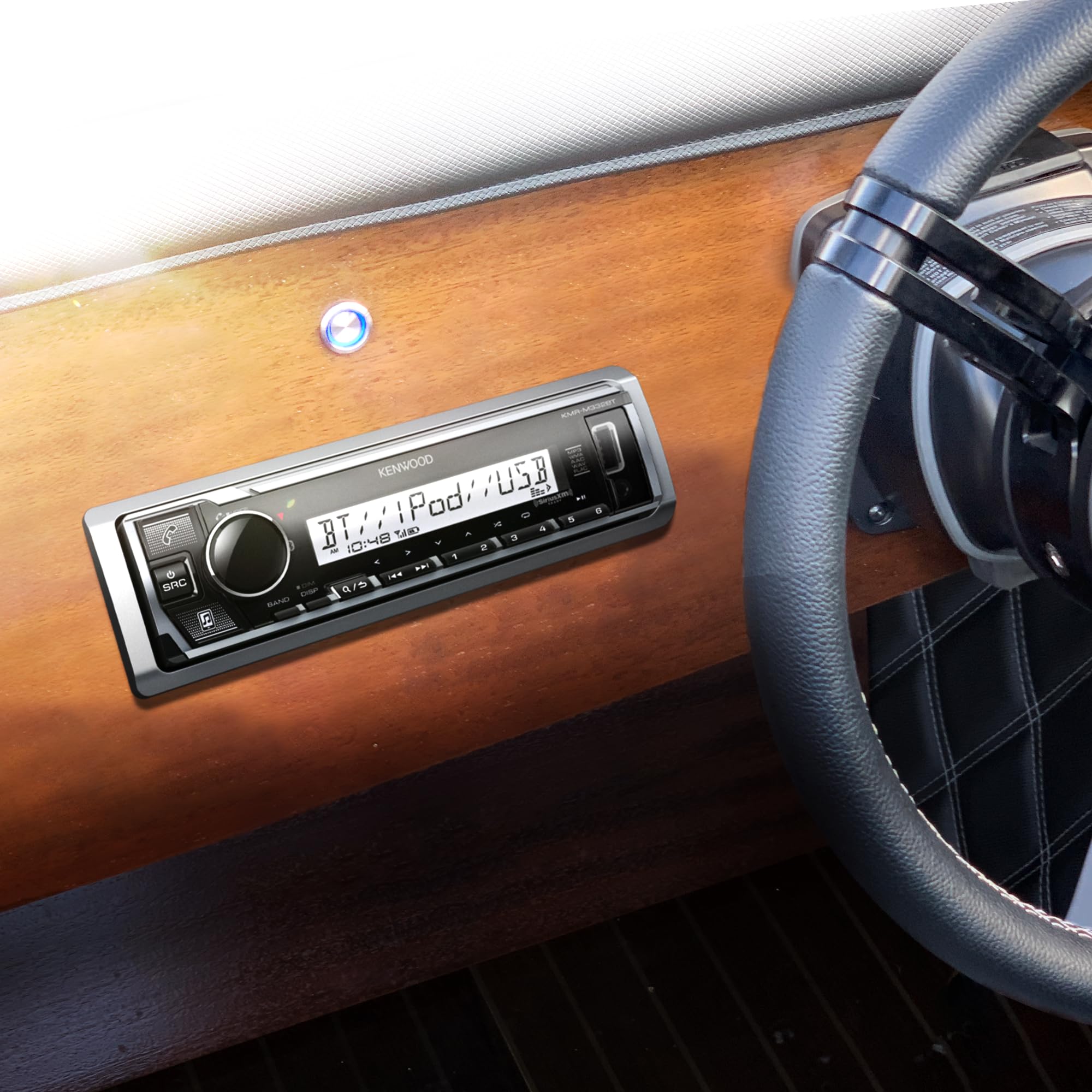 Amazon.com: KENWOOD KMR-M332BT Car & Marine Stereo - Single Din